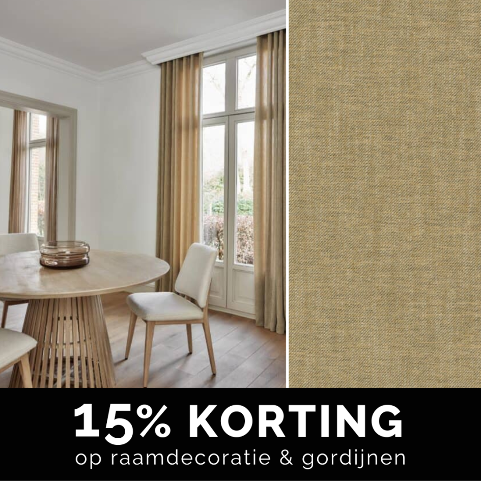 Stijlvolle gordijnen bij Snijders Woonstyle